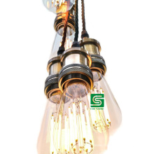 E27 Vintage Metal Lamp Holder Screw Thread Edison Light Bulb